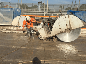 slab sawing